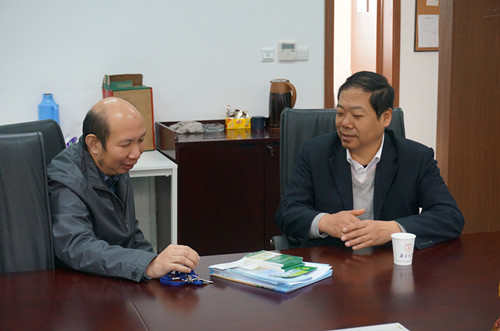 宋西德书记会见南京大学计算机系主任李宣东